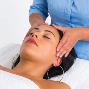 Massage relaxant visage